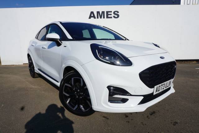 Ford Puma 1.0 EcoBoost Hybrid mHEV ST-Line X 5dr DCT Hatchback Petrol White