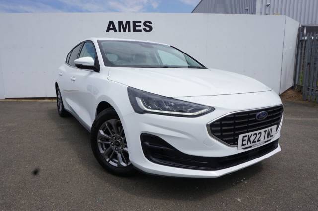 Ford Focus 1.0 EcoBoost Hybrid mHEV Titanium 5dr Auto Hatchback Petrol White