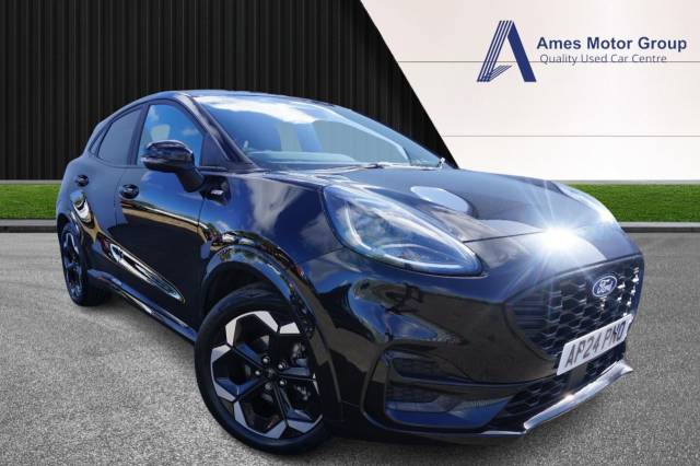 Ford Puma 1.0 EcoBoost Hybrid mHEV ST-Line X 5dr DCT Hatchback Petrol Black