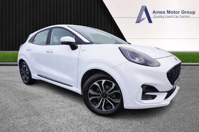Ford Puma 1.0 EcoBoost Hybrid mHEV ST-Line 5dr Hatchback Petrol White
