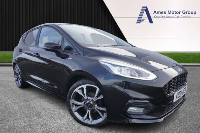 Ford Fiesta 1.0 EcoBoost 125 ST-Line X Edn 5dr Auto [7 Speed] Hatchback Petrol Black