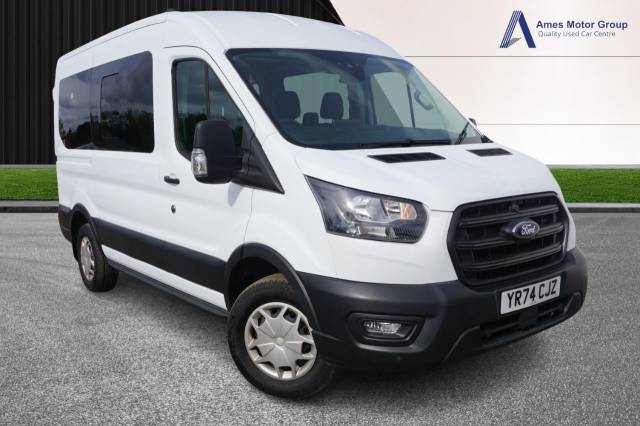 Ford Transit 2.0 EcoBlue 130ps H2 12 Seater Trend MPV Diesel White