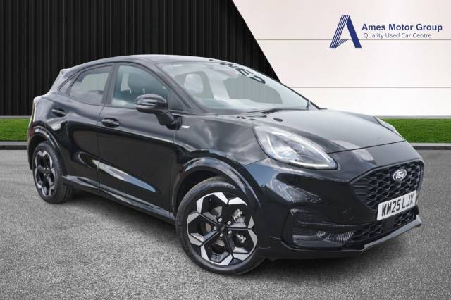 Ford Puma 1.0 EcoBoost Hybrid mHEV ST-Line X 5dr DCT Hatchback Petrol Black