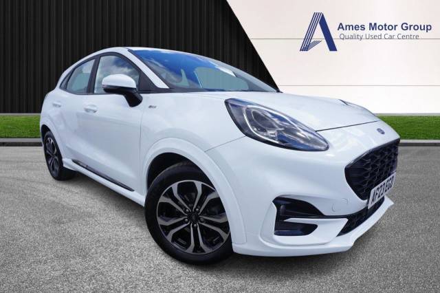Ford Puma 1.0 EcoBoost Hybrid mHEV ST-Line 5dr Hatchback Petrol White