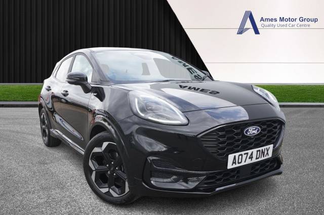 Ford Puma 1.0 EcoBoost Hybrid mHEV ST-Line X 5dr DCT Hatchback Petrol BLACK